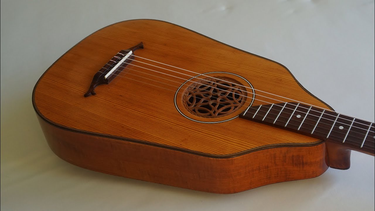 Unusual Lute Guitar - PerlGold