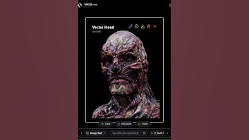 Stranger Things - Vecna Generated with YVO3D AI #3d #unrealengine #gamedev #strangerthings #ai