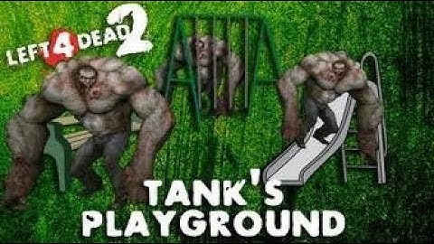 Funny Moments + Play-through - Left 4 Dead 2 (Tank Playground Map)