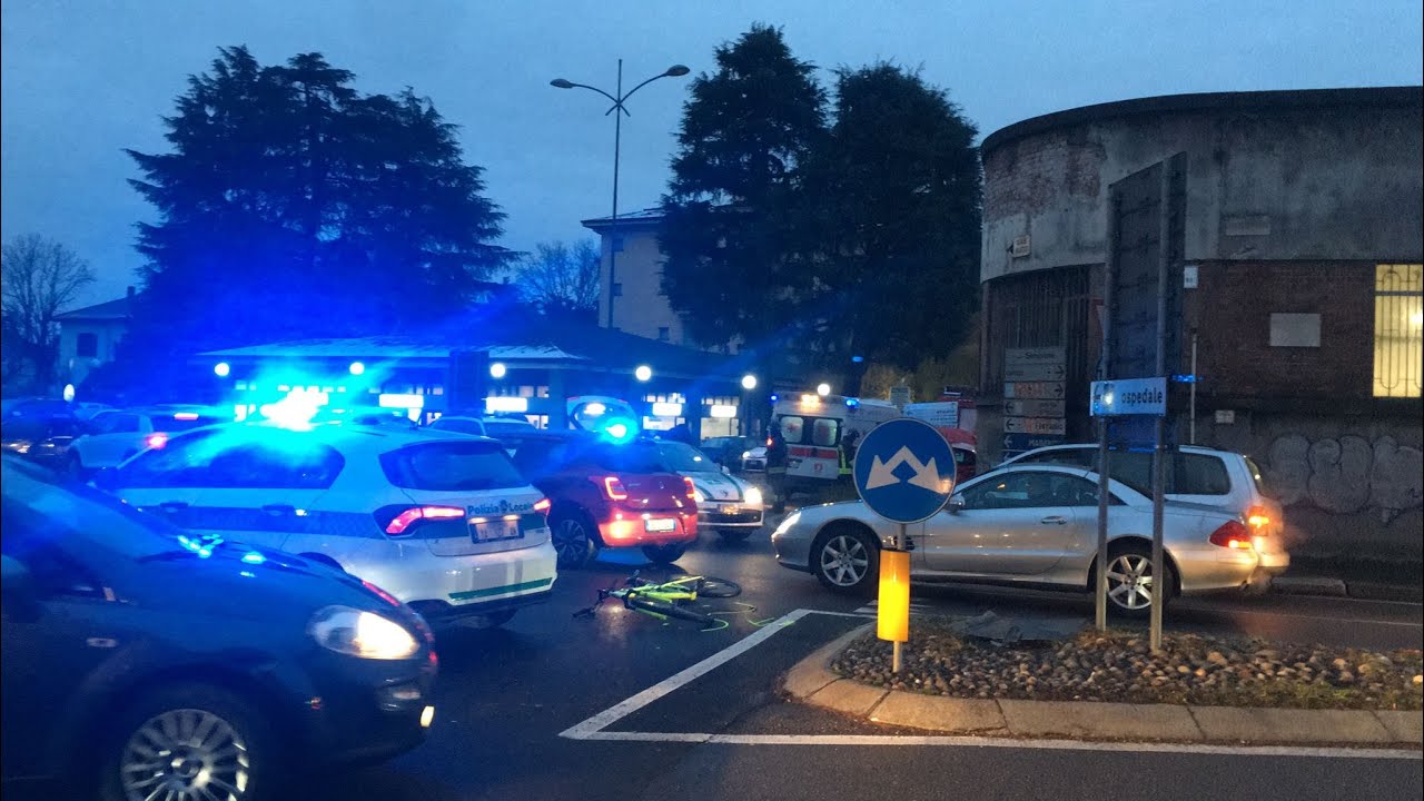 [incidente] [on board polizia locale]+CRI legnano + CRI busto arsizio in emergenza