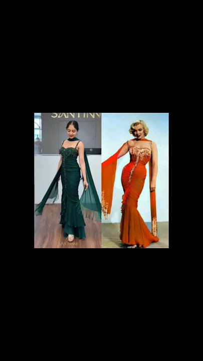Ishaani krishna inspired Marilyn Monroe iconic orange dress for diya krishna's Sangeet night