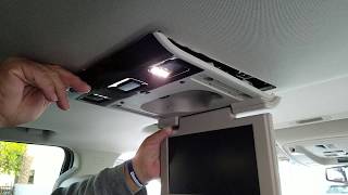 How to Remove Roof Mount Display  from GMC Yukon 2015 for Repair.