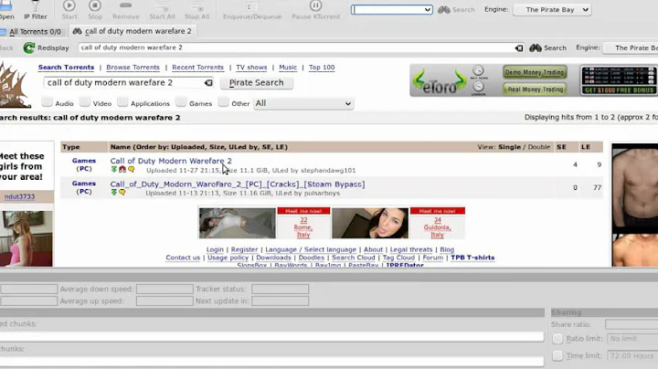 Download torrents on Ubuntu with Ktorrent