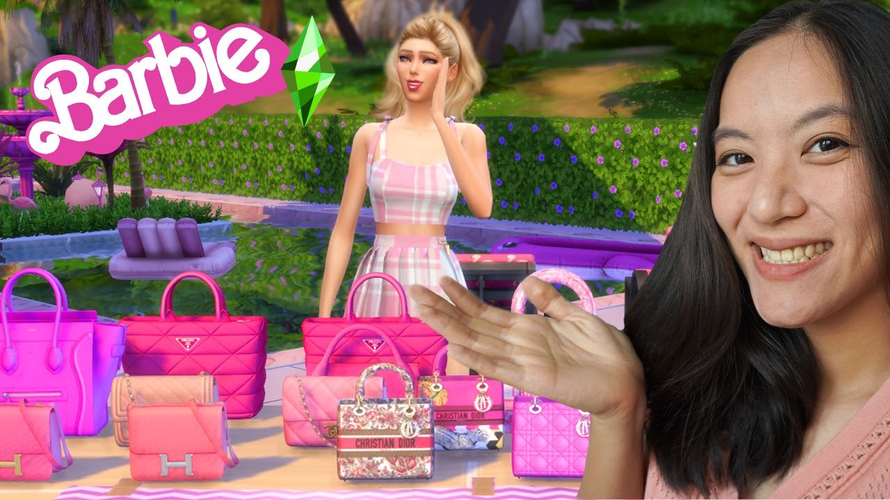 Come Sell Luxury Bags with me and Barbie in the Sims 4 