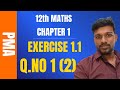 Class 12 maths Application of matrices and determinant Ex 1.1 q 1 (ii) Find adjoint of 2x2 matrices