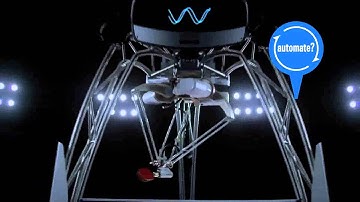 Omron Sysmac and Delta robot playing ping pong