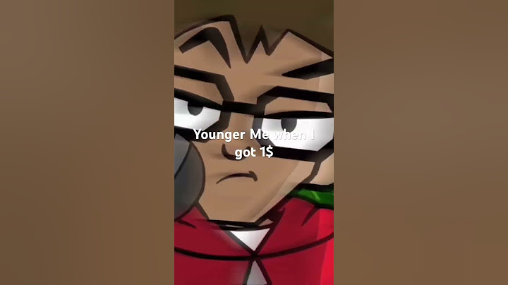 Younger me when I got 1$ #animation #rap #music #funny