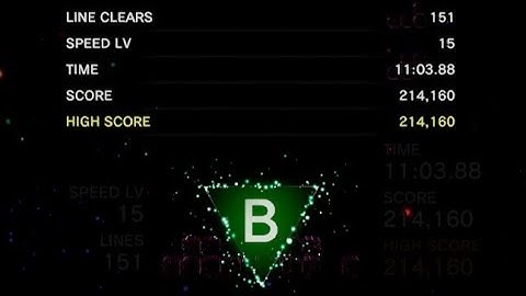 [Tetris Effect] Finally beating Marathon Mode