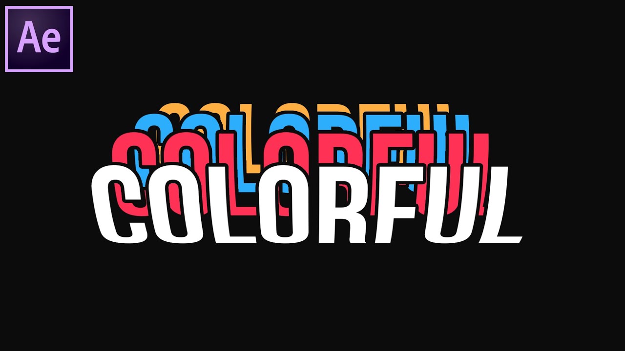 Cool Kinetic Typography in After Effects | AE Tutorials