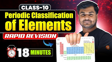 Periodic Classification of Elements in 18 Minutes | Rapid Revision | OM Sir🔥