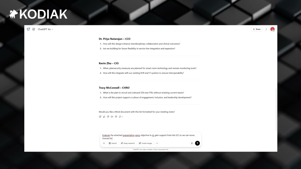 Amplify your voice through A.I.—ChatGPT
