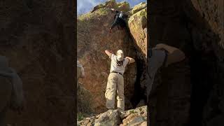 My first time ever bouldering in Colorado 🏔️ #colorado #bouldering #rockclimbing #climbing #lyons