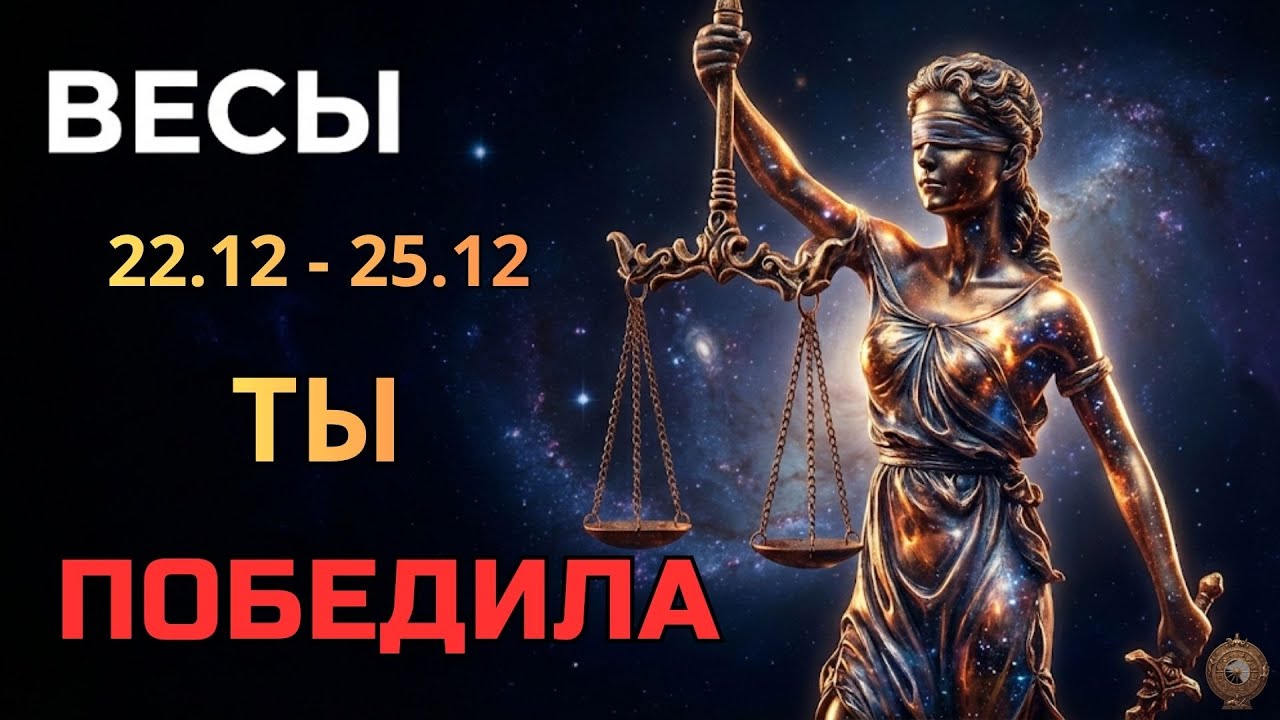 ВЕСЫ: Конкуренция окончена, ты забрала главный приз