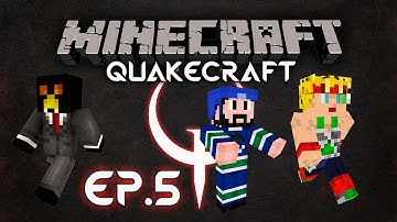 Quakecraft Ep.5 - Overgib (New Railgun!)