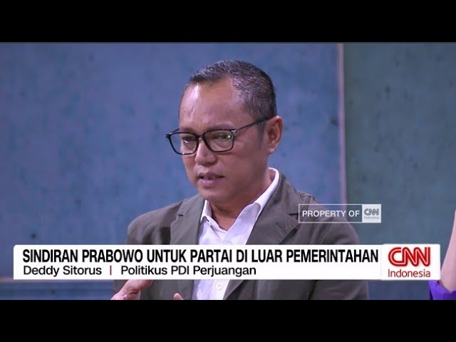 Prabowo Sindir Partai Ngaku Milik Bung Karno, Deddy: PDIP Bukan Partai ‘Baperan' | Political Show class=