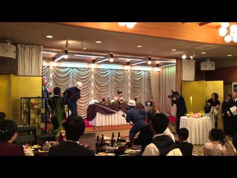 新城市消防団東郷分団第一班 結婚式余興