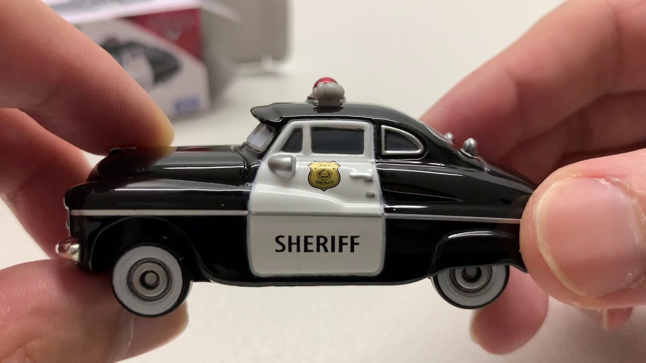 Cars Toys - Sheriff Police Car トミカ カーズ おもちゃ 開封 C-09