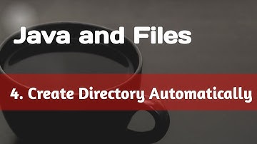 4  Create Auto Directory #file #java #technology