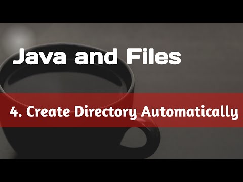 4  Create Auto Directory #file #java #technology