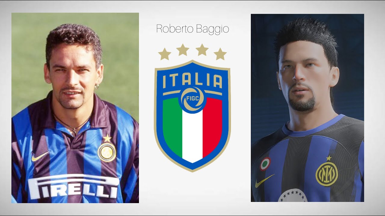 EA FC 24 - Pro Clubs Lookalike | Roberto Baggio + Stats | ICON | Italy/Inter Milan Legend