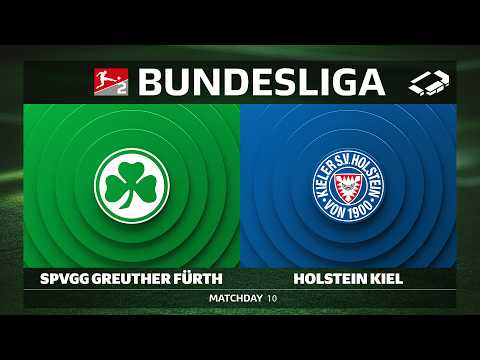 LIVE 🔴 SpVgg Greuther Fürth vs. Holstein Kiel | Matchday 10 \u002D Bundesliga 2 2026/27