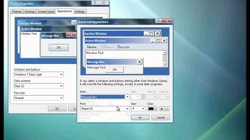 How to change fonts in windows xp??