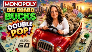 I HIT THE GO FEATURE! 🤯 DOUBLE POP on Monopoly Big Board Bucks! 💰MY BIGGEST WIN EVER!!! screenshot 1