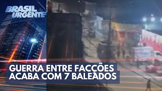 Guerra De Facção 7 Baleados No Rj