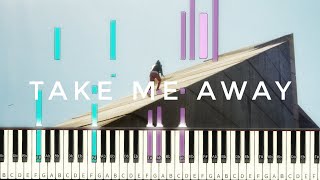 Daniel Caesar - Take Me Away (feat. Syd) [#reggiewatkins piano synthesia tutorial]