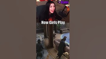 How Girls vs Boys play Hogwarts! #shorts