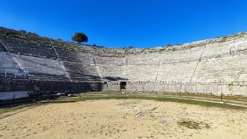 Ancient Theater of Dodona, Dodoni, Ioannina, Epirus, Greece, Europe