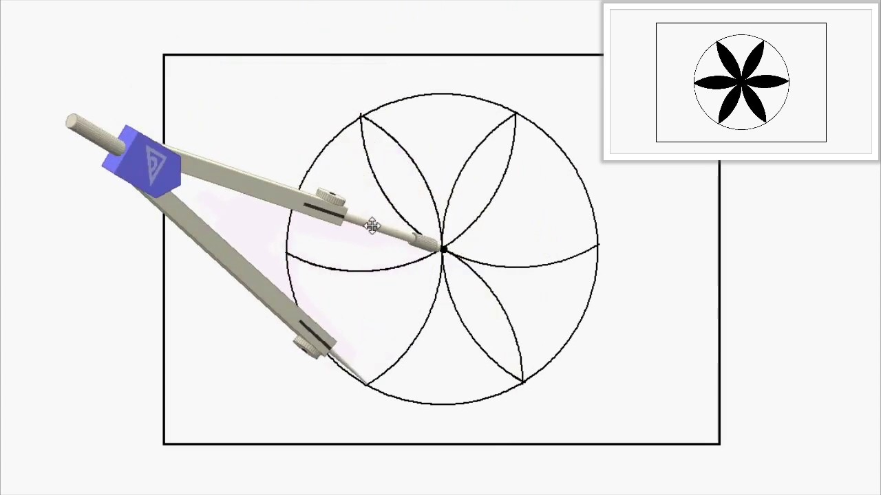 Aprende a dibujar un mándala muy facil. Mandala 1. Explicado detalladamente, paso a paso.