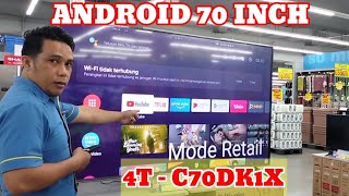 Review Sharp Android 70 inch 4T-C70DK1X  #spesifikasiandroid70inch