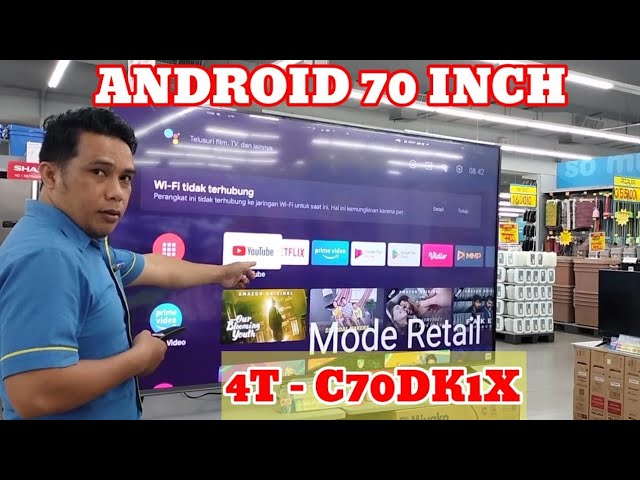 Review Sharp Android 70 inch 4T-C70DK1X #spesifikasiandroid70inch