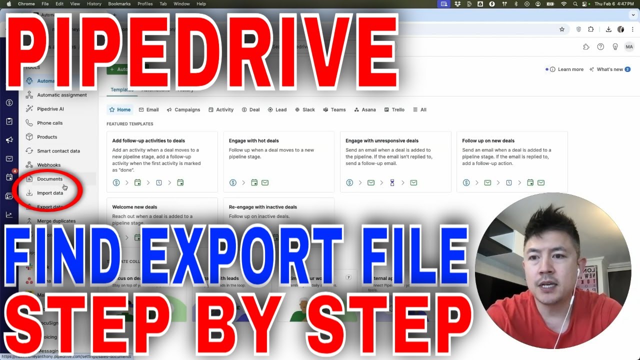 How To Find Pipedrive Download Export Data File🔴 - YouTube