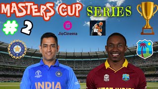 master cup series#2/INDIA VS WEST INDIES/MATCH 2/real cricket 24/CHERRY.G9