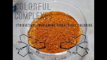 Synthesis of tris(Ethylenediamine) Cobalt(III) Chloride