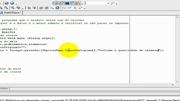 CEP ITAJUBÁ ARRAY (VETOR ) EM JAVA PARTE 1 aula 27