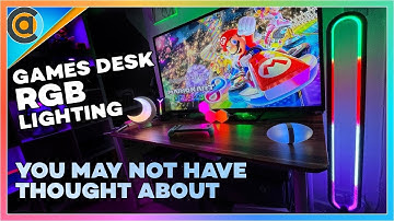 My gaming RGB lights setup. Ecolor, Yeelight, Cololight and JoySkyTech