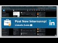 How to Post on LinkedIn About a New Internship (Quick &amp; Simple)