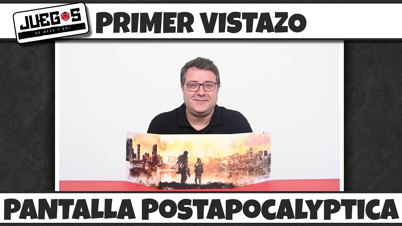 Pantalla Postapocalyptica mundo roto juego de rol