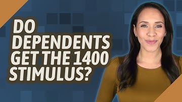 Do dependents get the 1400 stimulus?