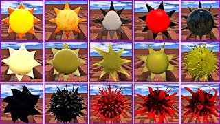 PLAYING AS ALL MR. SUN PHASES SPRUNKI! Who's the Strongest | Maze Evolution in Garry's Mod