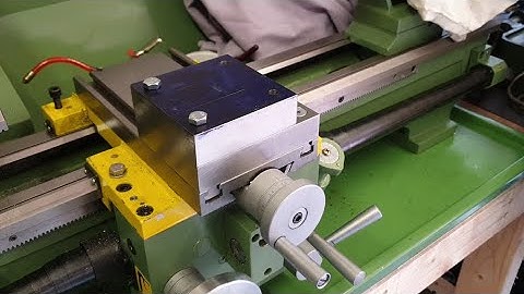 WM250V Fixed Toolpost Part 3 (corrected title)