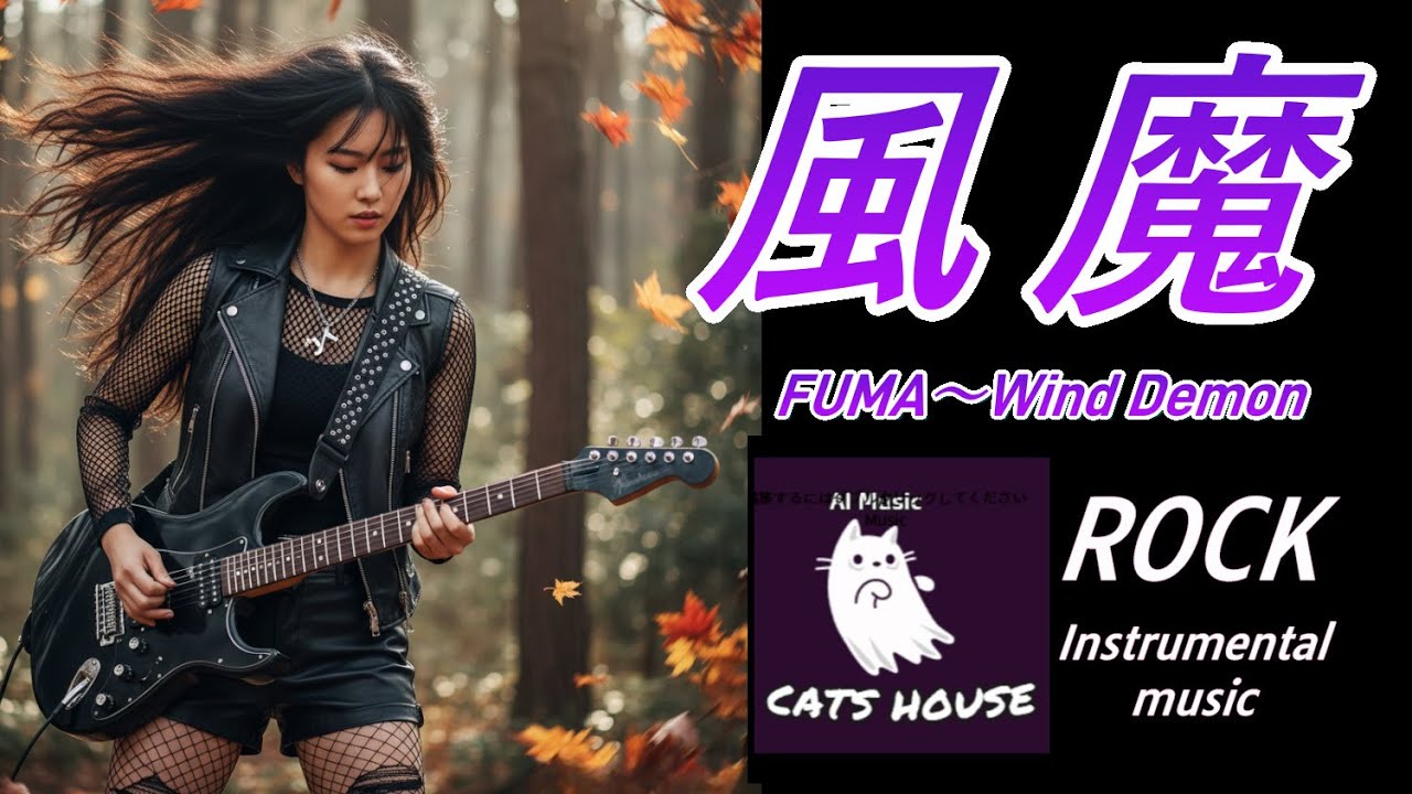 【ロック〈インスト〉】風魔 /【Rock〈instrumental〉】FUMA~Wind Demon - YouTube