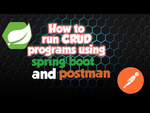 How to run CRUD programs using spring-boot, postman and xampp