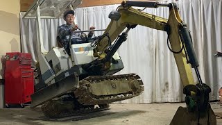 ユンボ・重機】ヤフオクで買ったB12を点検したら楽しすぎた！！ - YouTube