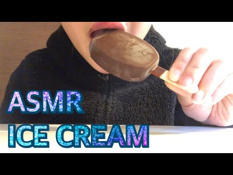 ASMR EATING SOUNDS ICE CREAM 咀嚼音 アイスクリーム