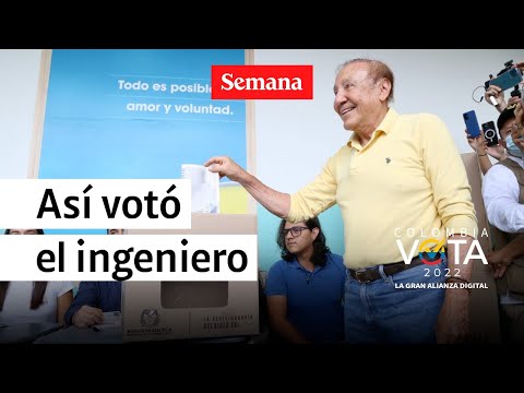 Así Votó Rodolfo Hernández En Bucaramanga En Las Presidenciales Del 29 De Mayo | Elecciones 2022