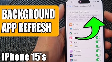 iPhone 15/15 Pro Max: How to Turn On/Off BACKGROUND APP REFRESH